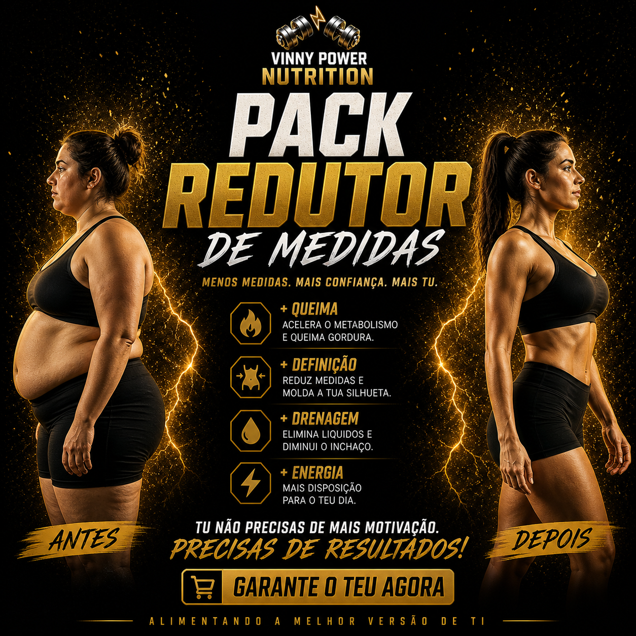 Pack Redutor de Medidas - VinnyPowerNutrition