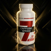 Cápsulas de cafeína 7Nutrition Caffeine Speed da VinnyPowerNutrition, frasco com 120 cápsulas