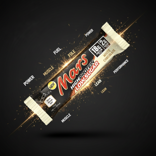 Mars White Low Sugar High Protein Bar 57g - VinnyPowerNutrition