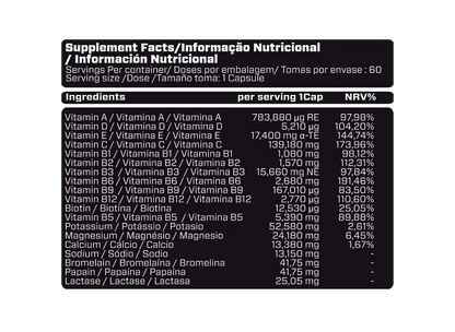 Dirty Squads Multi-V – Pacote Diário Completo de Vitaminas - VinnyPowerNutrition