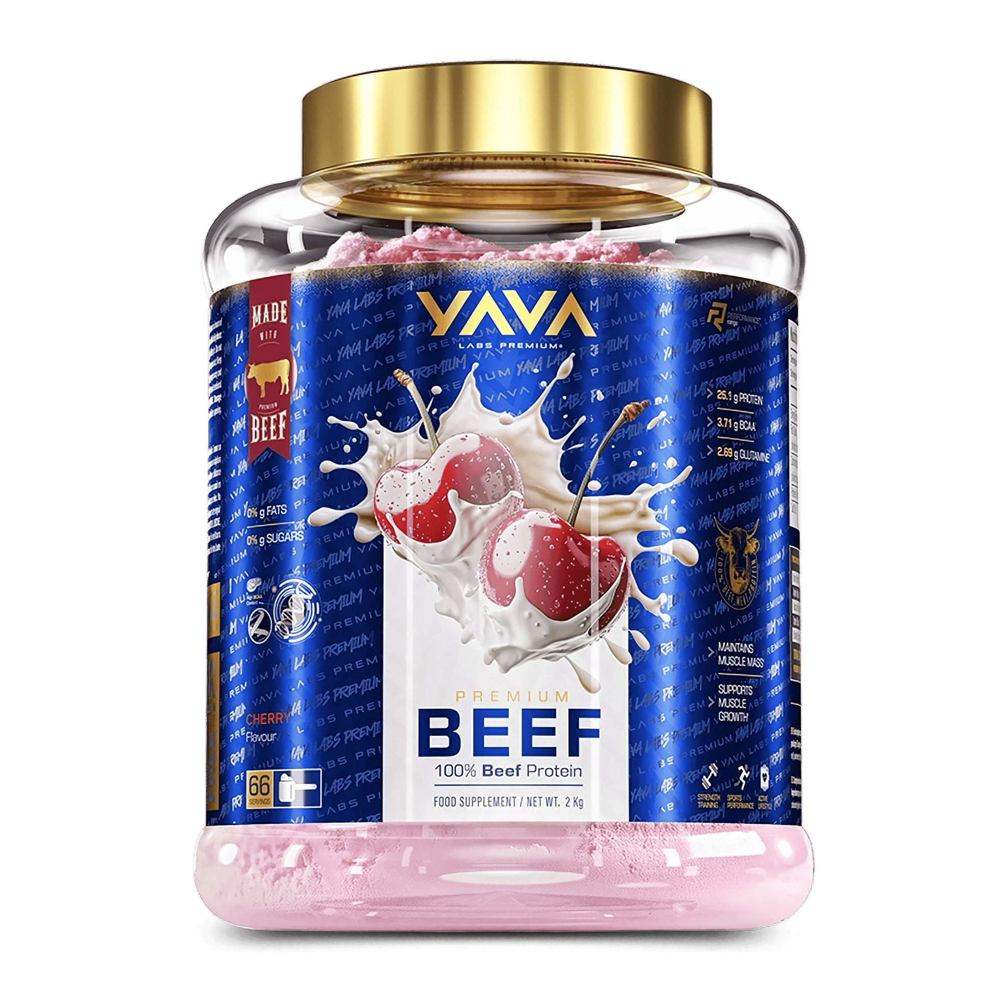 Yava Labs Premium Beef Protein 2 kg - VinnyPowerNutrition