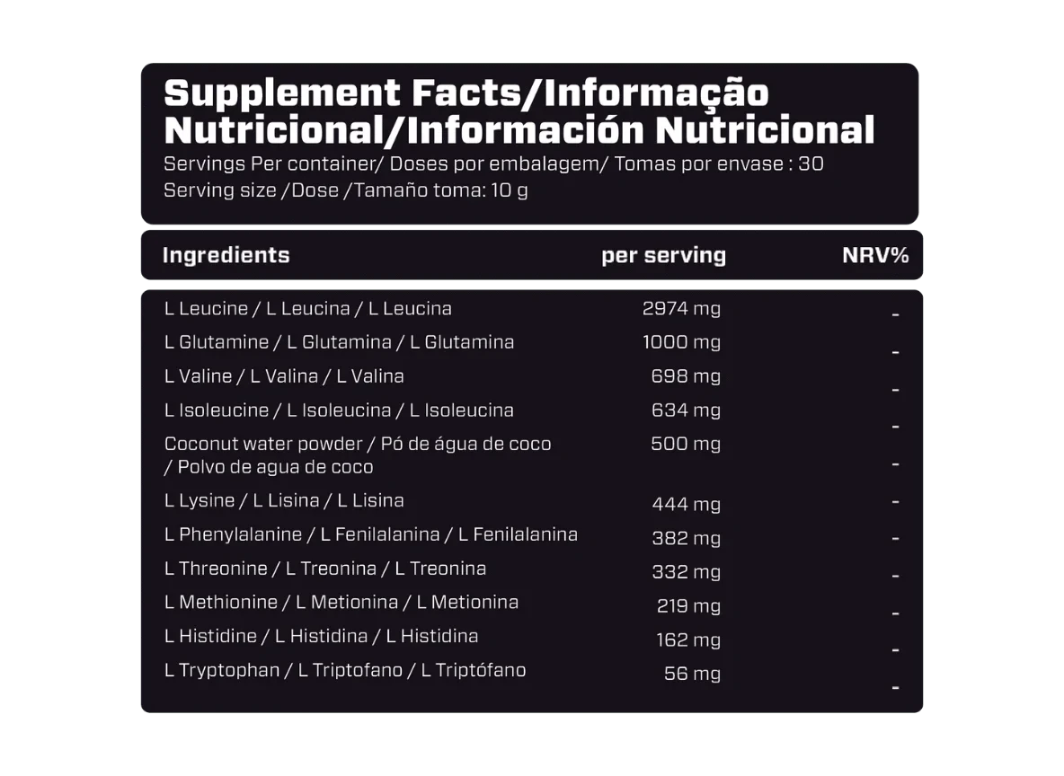 Amino acids Amino9X – Complete EAA & BCAA Fuel - VinnyPowerNutrition