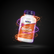 Cápsulas de Biotina 10mg (10.000mcg) da Holland & Barret, embalagem com 120 cápsulas para fortalecimento capilar e unhas.