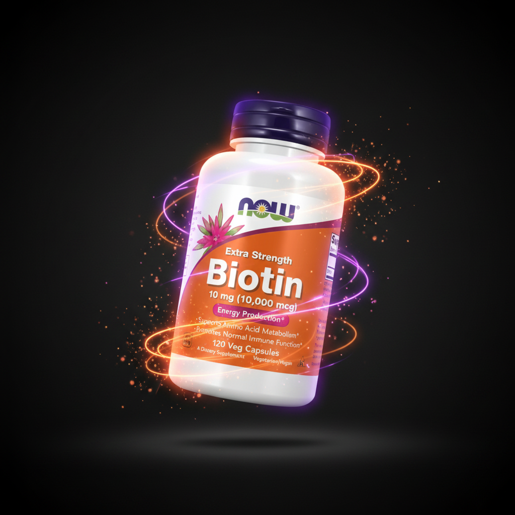 Biotin 10mg (10,000mcg) - 120 Cápsulas - VinnyPowerNutrition