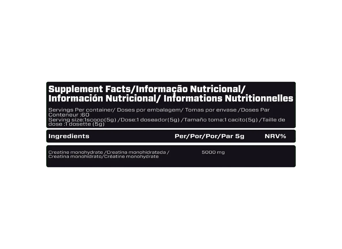 Creatina Creapure® – Ultra-Pure German Creatine 300 Grms - VinnyPowerNutrition