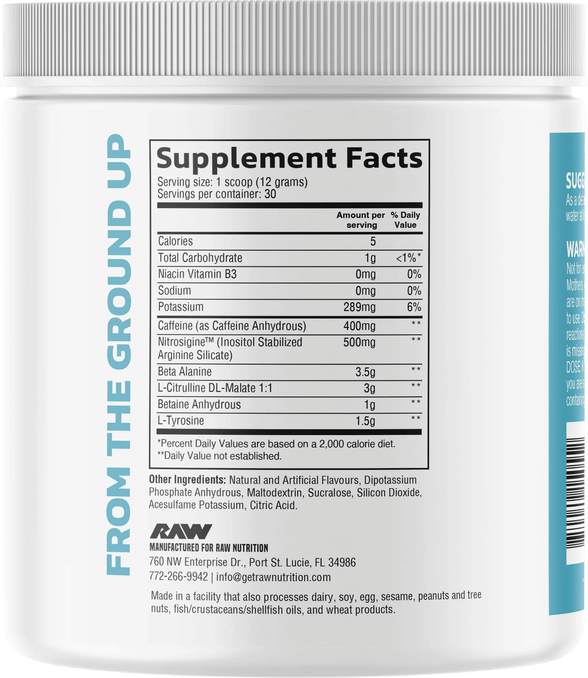RAW Pre Extreme - 360 g - VinnyPowerNutrition