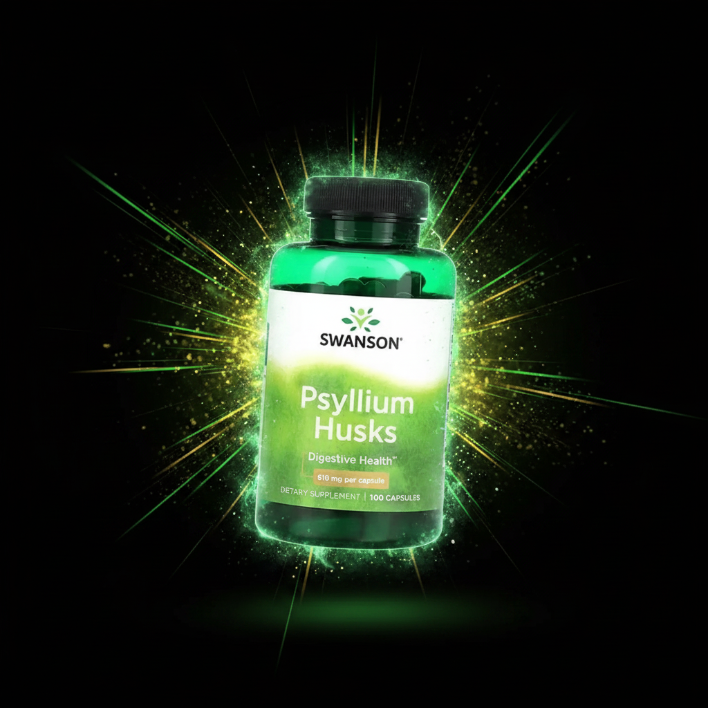 Psyllium Husks 610mg - 100 Cápsulas - VinnyPowerNutrition