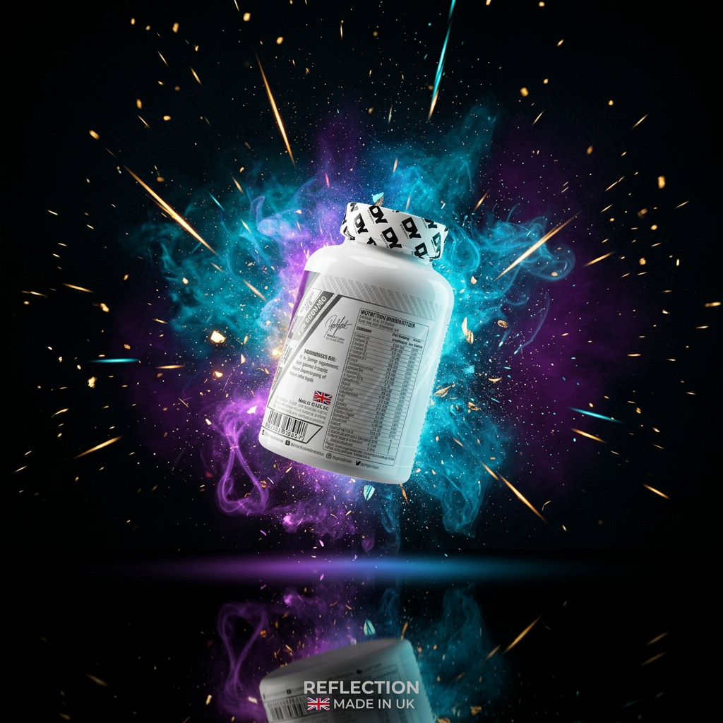 Complexo de Multivitaminas DY Nutrition com 60 comprimidos, suplemento de vitaminas da marca Dorian Yates.