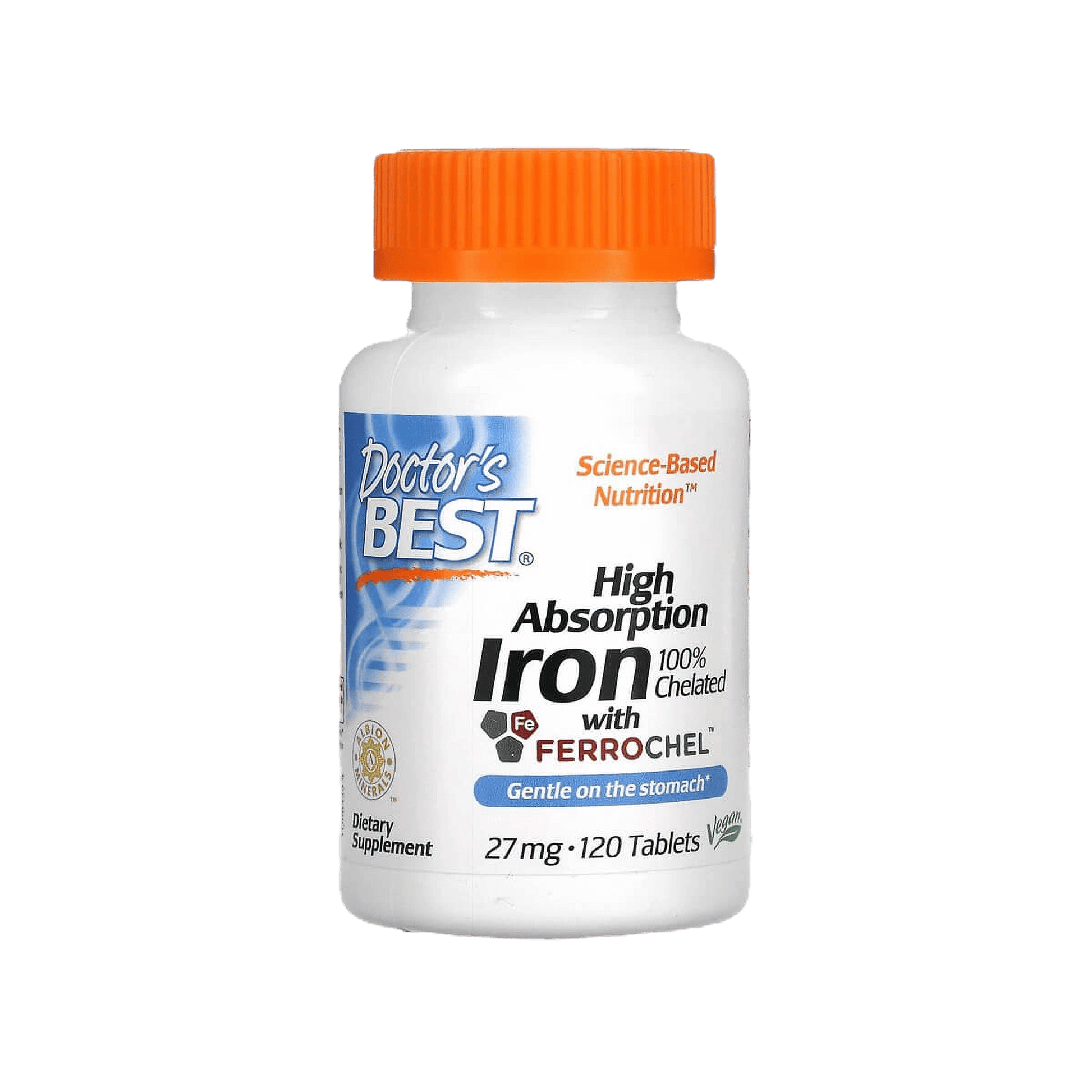 High Absorption Iron 27mg - 120 Tablets - VinnyPowerNutrition