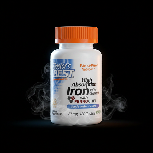 High Absorption Iron 27mg - 120 Tablets - VinnyPowerNutrition