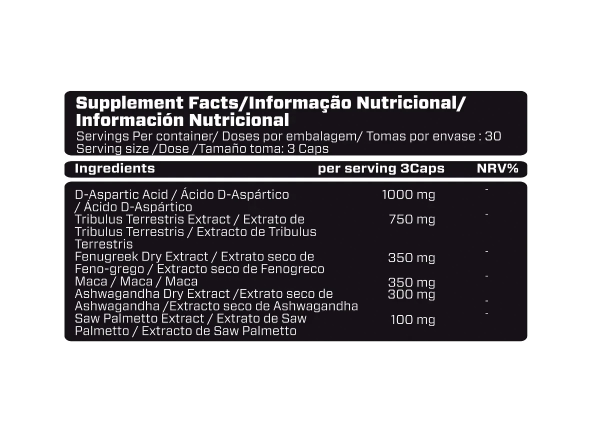 Testo EXcess – Amplificador Natural de Testosterona - VinnyPowerNutrition
