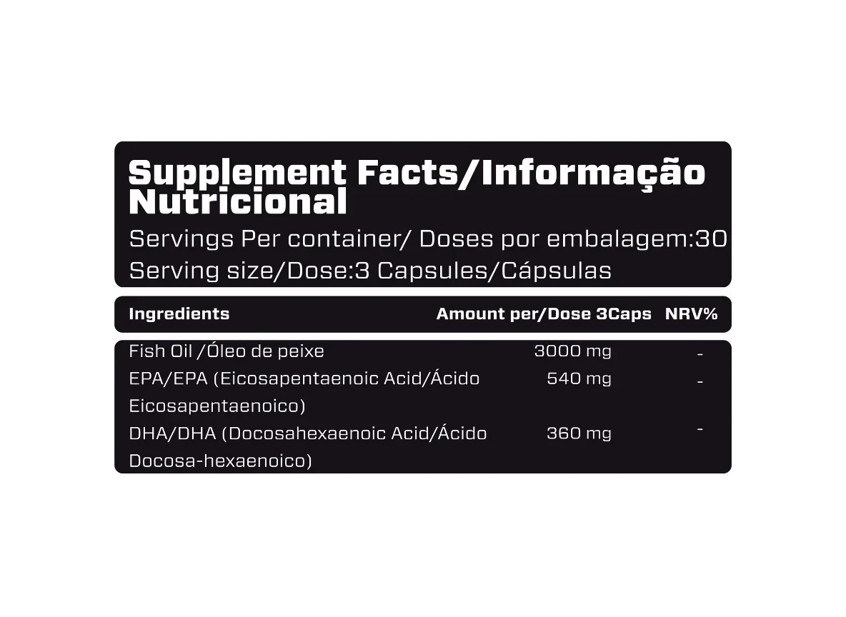 Ômega-3 – Óleo de Peixe de Alta Pureza - VinnyPowerNutrition