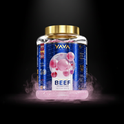 Proteína de carne bovina YAVA Labs Premium Beef Protein, embalagem de 2 kg