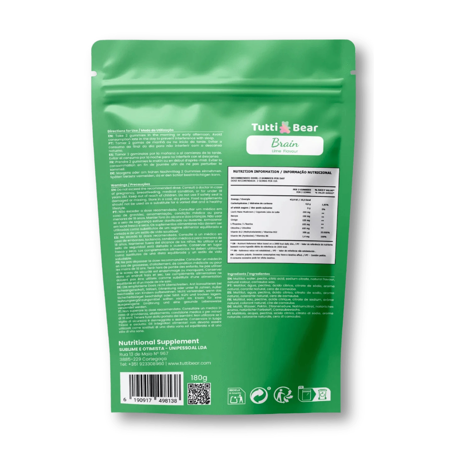 Gomas Brain - VinnyPowerNutrition