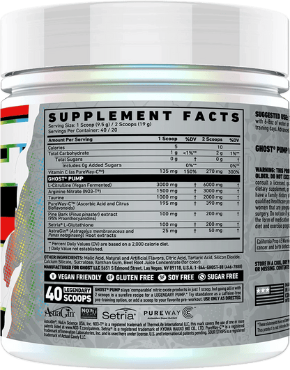 Ghost Pump - 40 Serviços - VinnyPowerNutrition