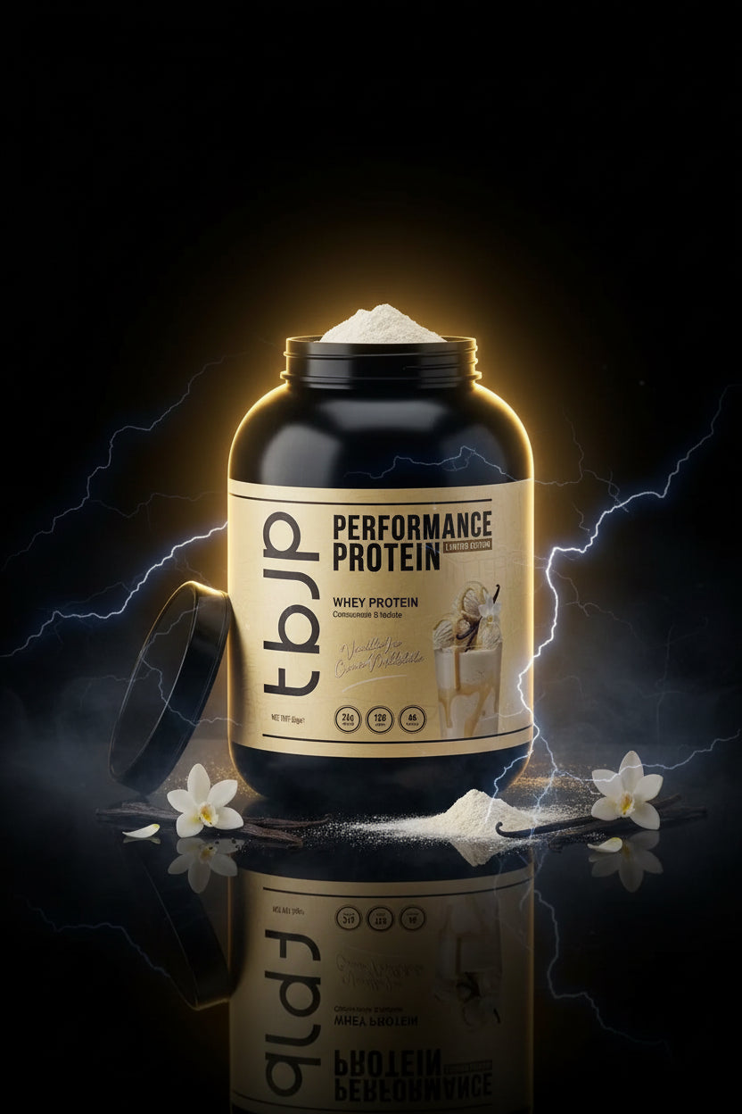 Saco de 2kg de Performance Protein da TBJP, edição limitada, suplemento de proteína para atletas e quem busca ganho de massa muscular
