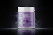 Lata de RAW CBUM Thavage Pre-workout com 40 porções, embalagem preta com detalhes vermelhos, suplemento energético para treinos