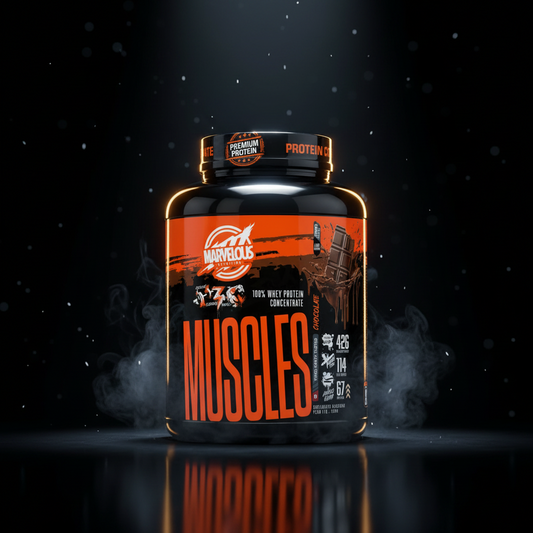 MUSCLES 2KG Whey Protein - VinnyPowerNutrition