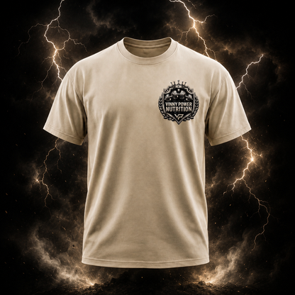T-Shirt Oversize Vinny Power Nutrition — Disciplina, Foco e Resultados