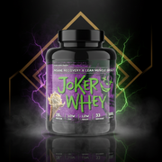 Whey protein Joker 2,3 kg sabor sorvete de baunilha em embalagem branca
