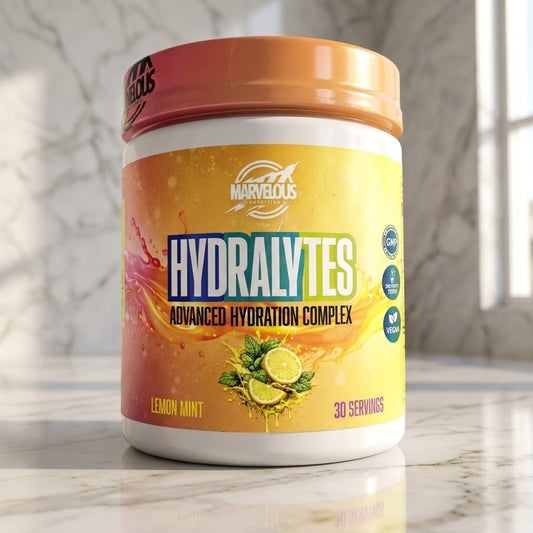 Marvelous Nutrition Hydralytes – Complexo Avançado de Hidratação | 150 g