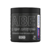 Pre-workout Applied Nutrition ABE Ultimate com sabor de melancia, embalagem de 375g, em embalagem preta.