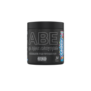 Pote de Applied Nutrition ABE Ultimate Pre-Workout sabor Watermelon, pó preto, 375g, preparado para treinos intensos