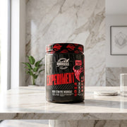 Pote de pré-treino Marvellous Experiment 430 g da Marvelous Nutrition, com rótulo visível.