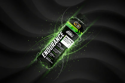 Gele de energia Elite Performance de 40g da Applied Nutrition com sabor de maçã, em embalagem compacta e prática