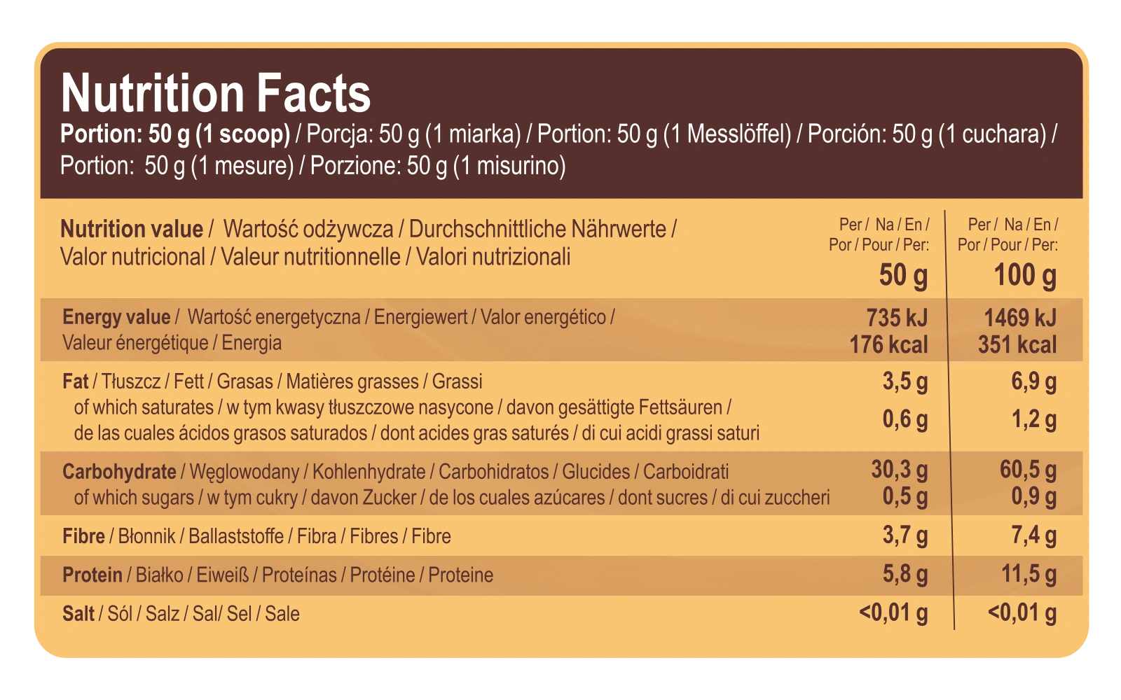 Aveia instant de 1kg da 7 Nutrition, pacote com aveia em flocos visíveis, ideal para café da manhã saudável.