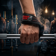 Alças de levantamento Gorilla Wear Hardcore Lifting Straps, resistentes e confortáveis para treinamento de força.