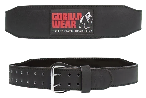 Gorilla Wear Padded Leathear Lifting Belt 10cm