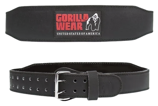 Gorilla Wear Padded Leathear Lifting Belt 10cm