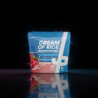Pote de 2kg de Cream of Rice da marca TBJP, farinha de arroz cremosa e fina para receitas e refeições saudáveis