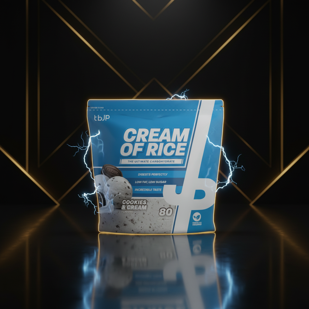Creme de Rice TBJP, pacote de 2kg de farinha de arroz para receitas saudáveis e nutritivas.