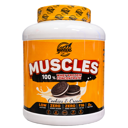 MUSCLES 2KG Whey Protein - VinnyPowerNutrition