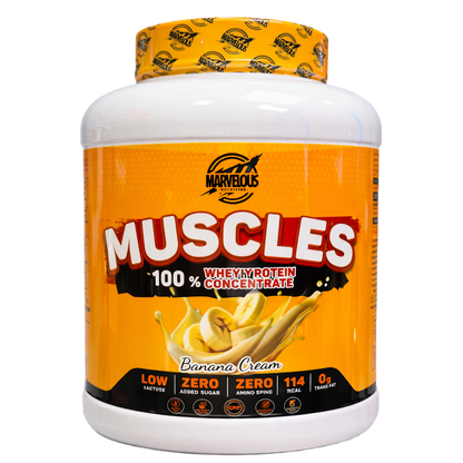 MUSCLES 2KG Whey Protein - VinnyPowerNutrition