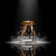 Pó energético Skull Labs Angel Dust com sabor manga e limão em embalagem de 270 g, destaque para o rótulo com desenho de caveira.