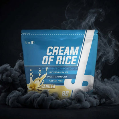 Creme de arroz TBJP de baunilha, embalagem de 2 kg, com textura cremosa e sabor suave, ideal para receitas e café da manhã.